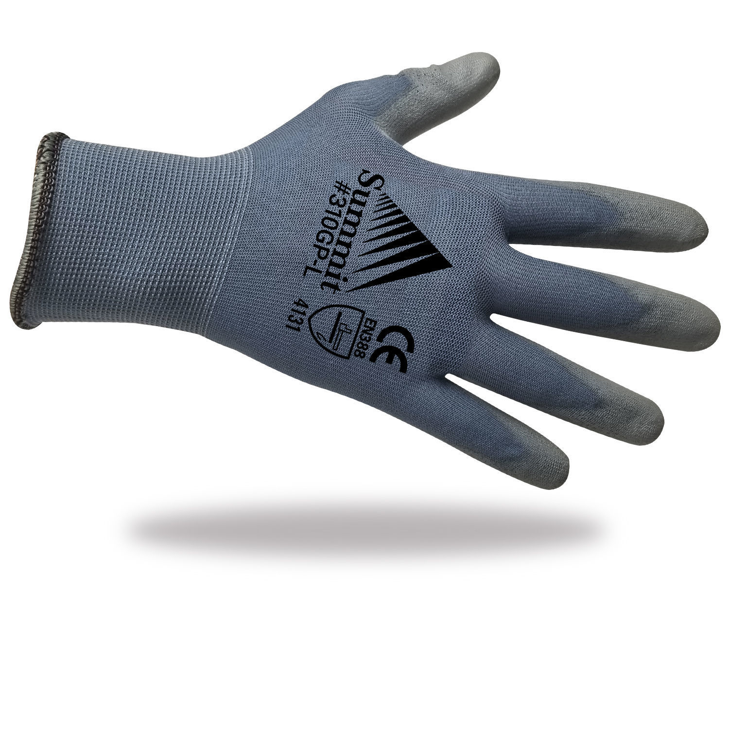 Gripster® Plus Premium Etched Rubber Palm Coated Gloves with Ergonomic Hand  Shape - 300P